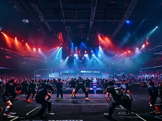开云电竞赛事现场选手激烈对战场景